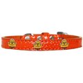 Pet Pal Chickadee Widget Croc Dog CollarOrange Size 10 PE767469